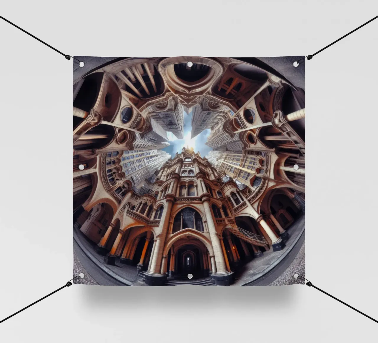 Sphere 031 - Ornate Gothic Architecture telo in pvc da Spheres