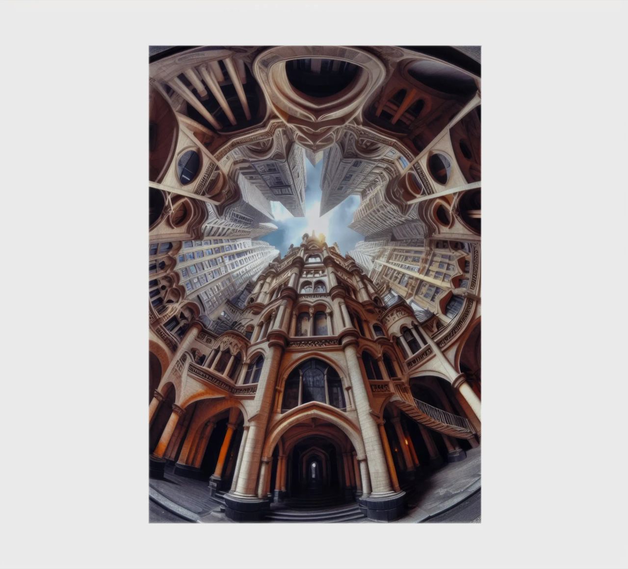 Sphere 031 - Ornate Gothic Architecture notebook by Spheres
