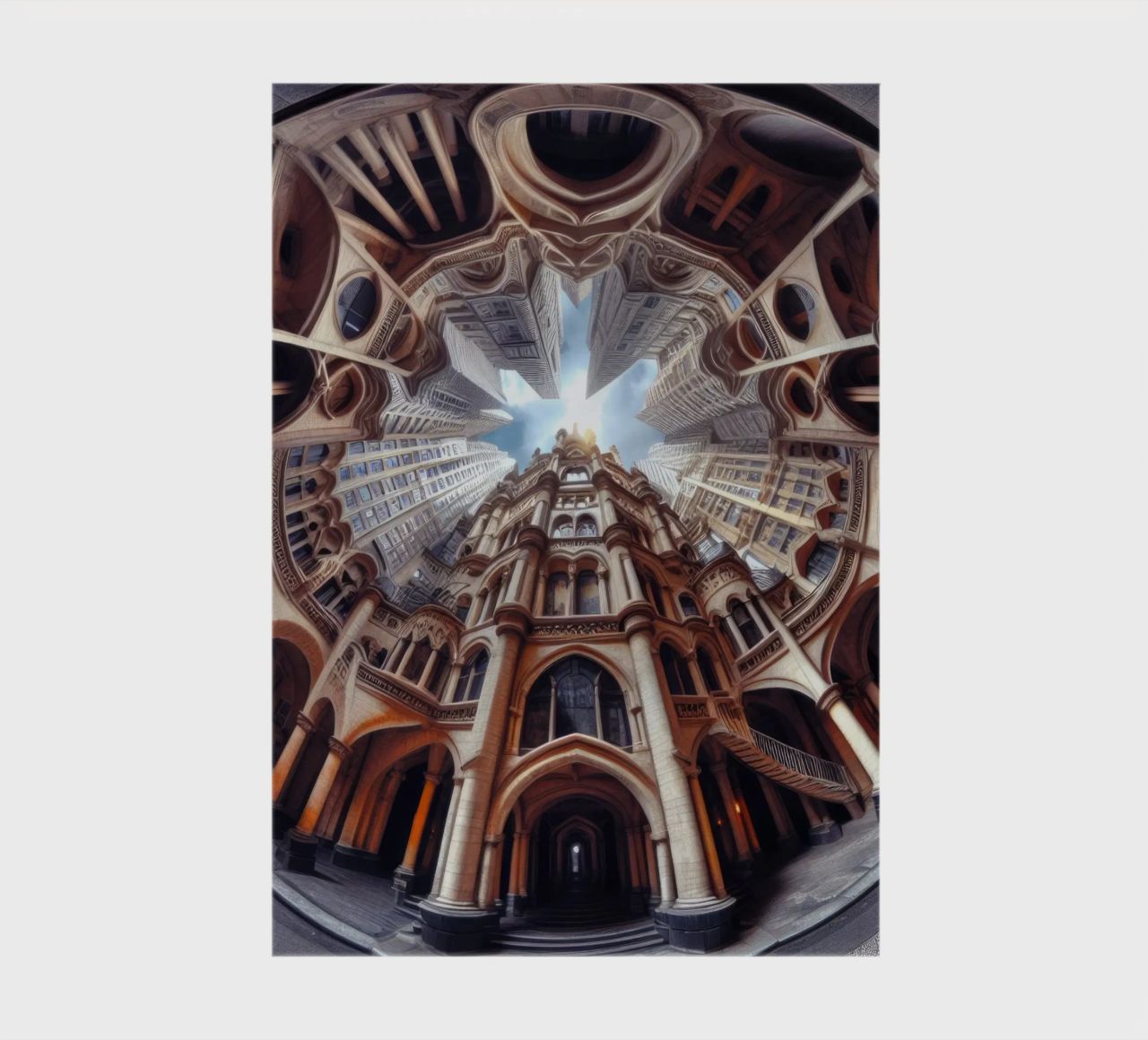 Sphere 031 - Ornate Gothic Architecture notebook by Spheres
