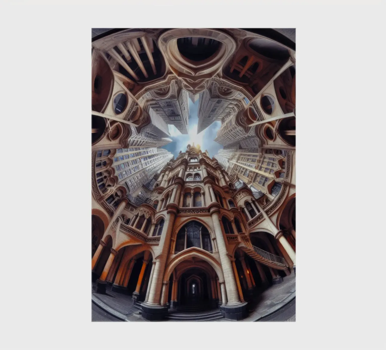 Sphere 031 - Ornate Gothic Architecture notitieboek van Spheres