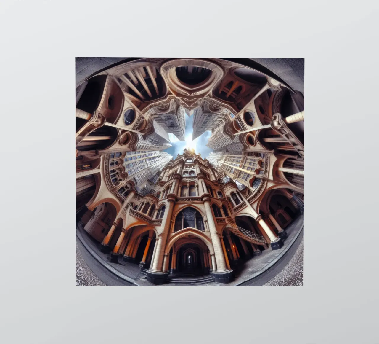 Sphere 031 - Ornate Gothic Architecture adesivo da Spheres