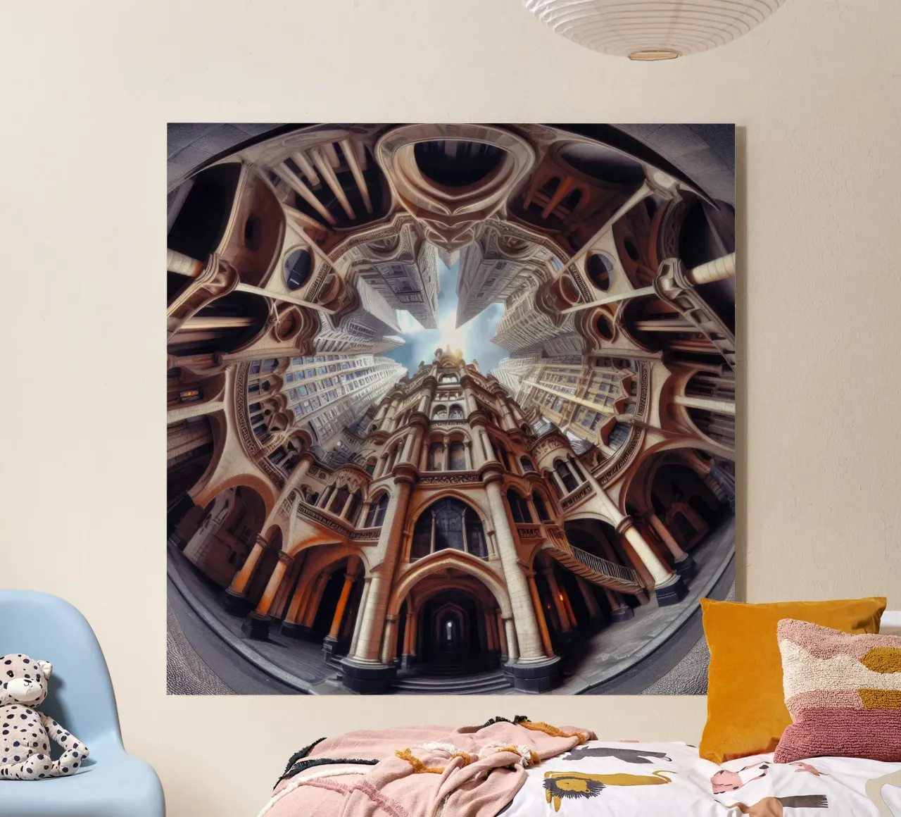 Sphere 031 - Ornate Gothic Architecture acrylic glass by Spheres