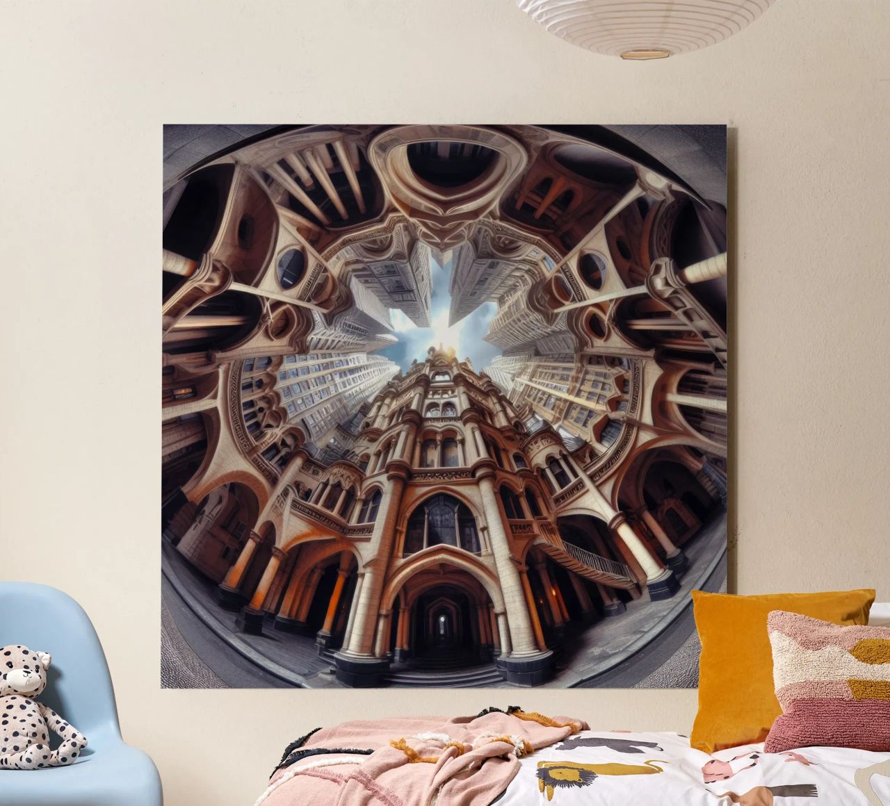 Sphere 031 - Ornate Gothic Architecture alluminio dibond da Spheres