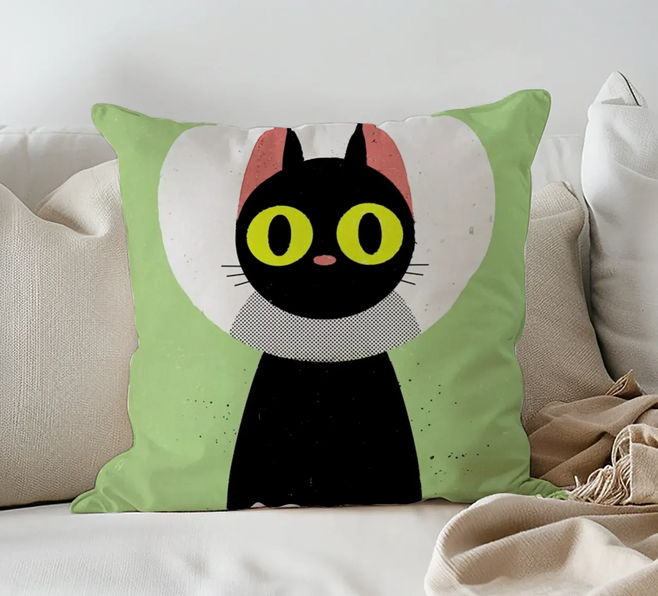 Bandage Cat cuscino da Komboh