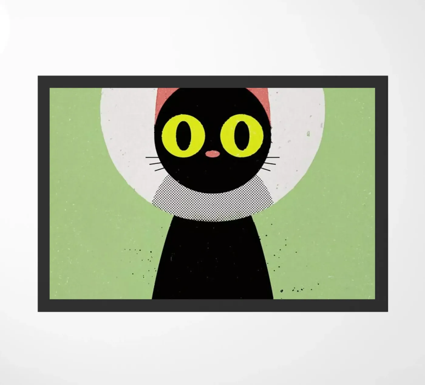 Bandage Cat doormat by Komboh