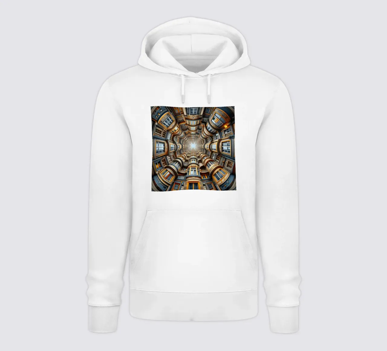 Sphere 022 - Symmetrical Architectural Tunnel hoodie by Spheres