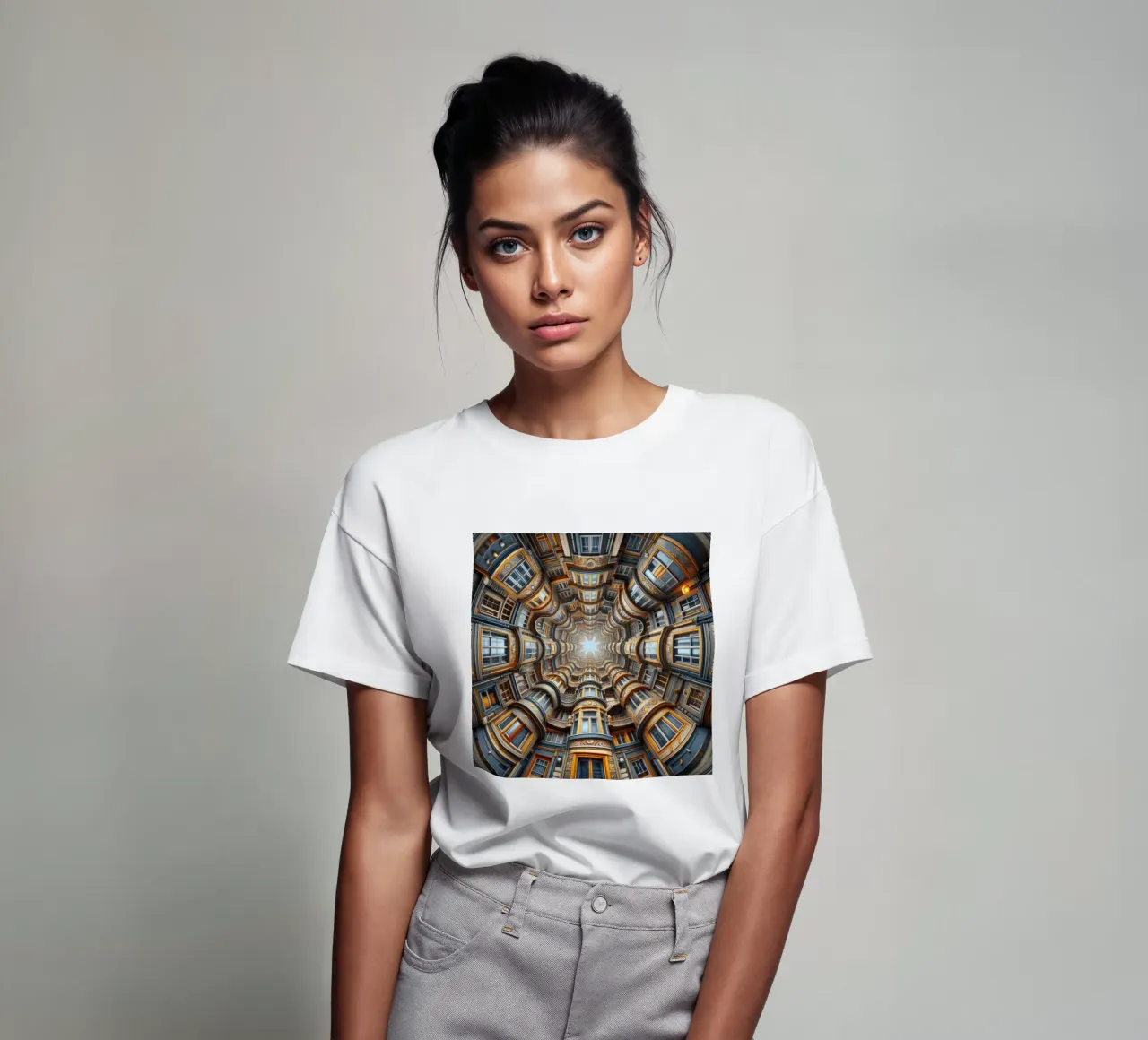 Sphere 022 - Symmetrical Architectural Tunnel t-shirt da Spheres