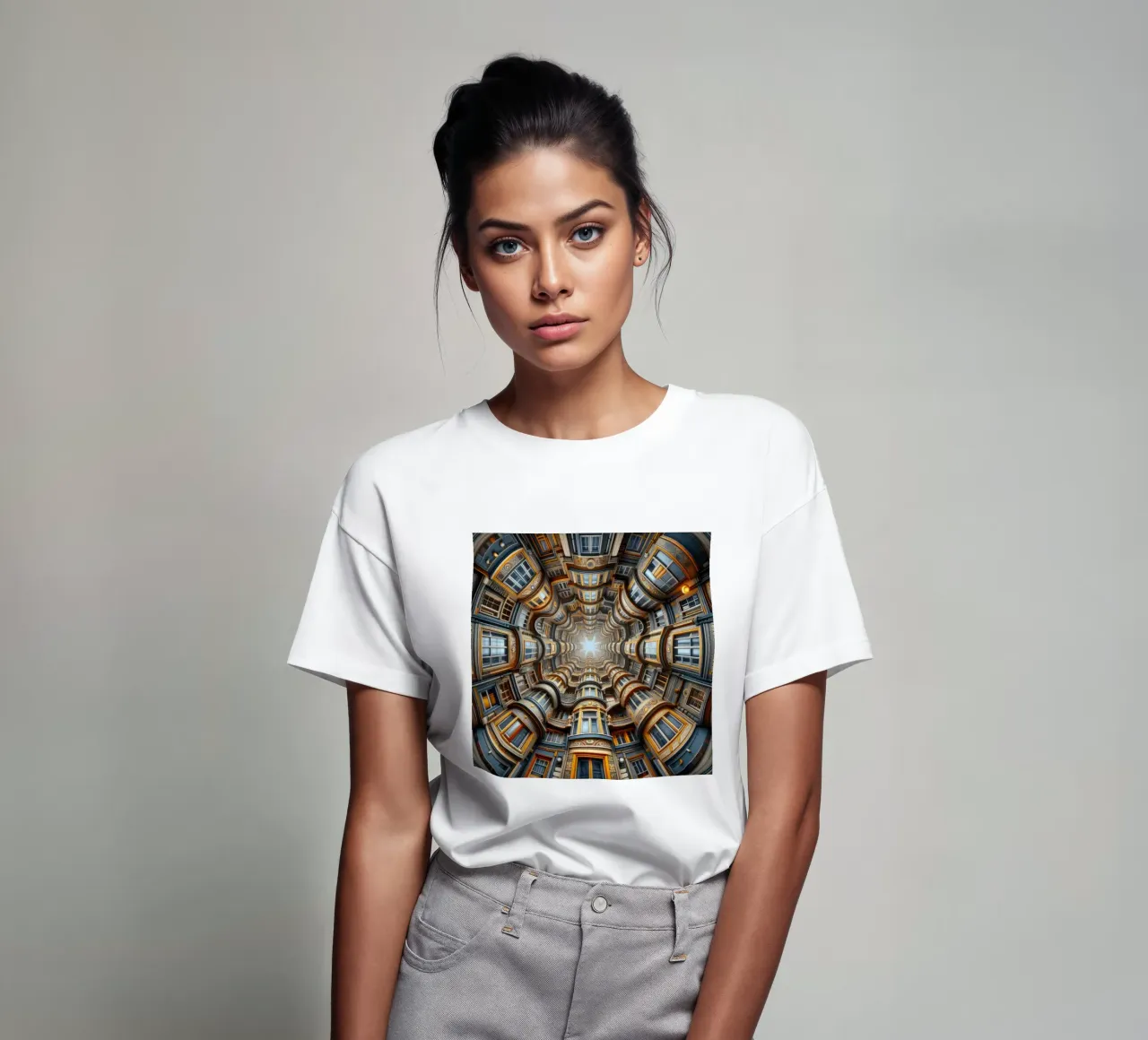 Sphere 022 - Symmetrical Architectural Tunnel T-Shirt von Spheres