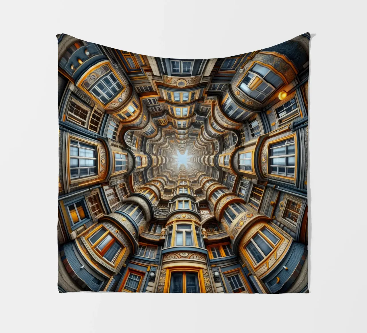 Sphere 022 - Symmetrical Architectural Tunnel coperta in pile da Spheres