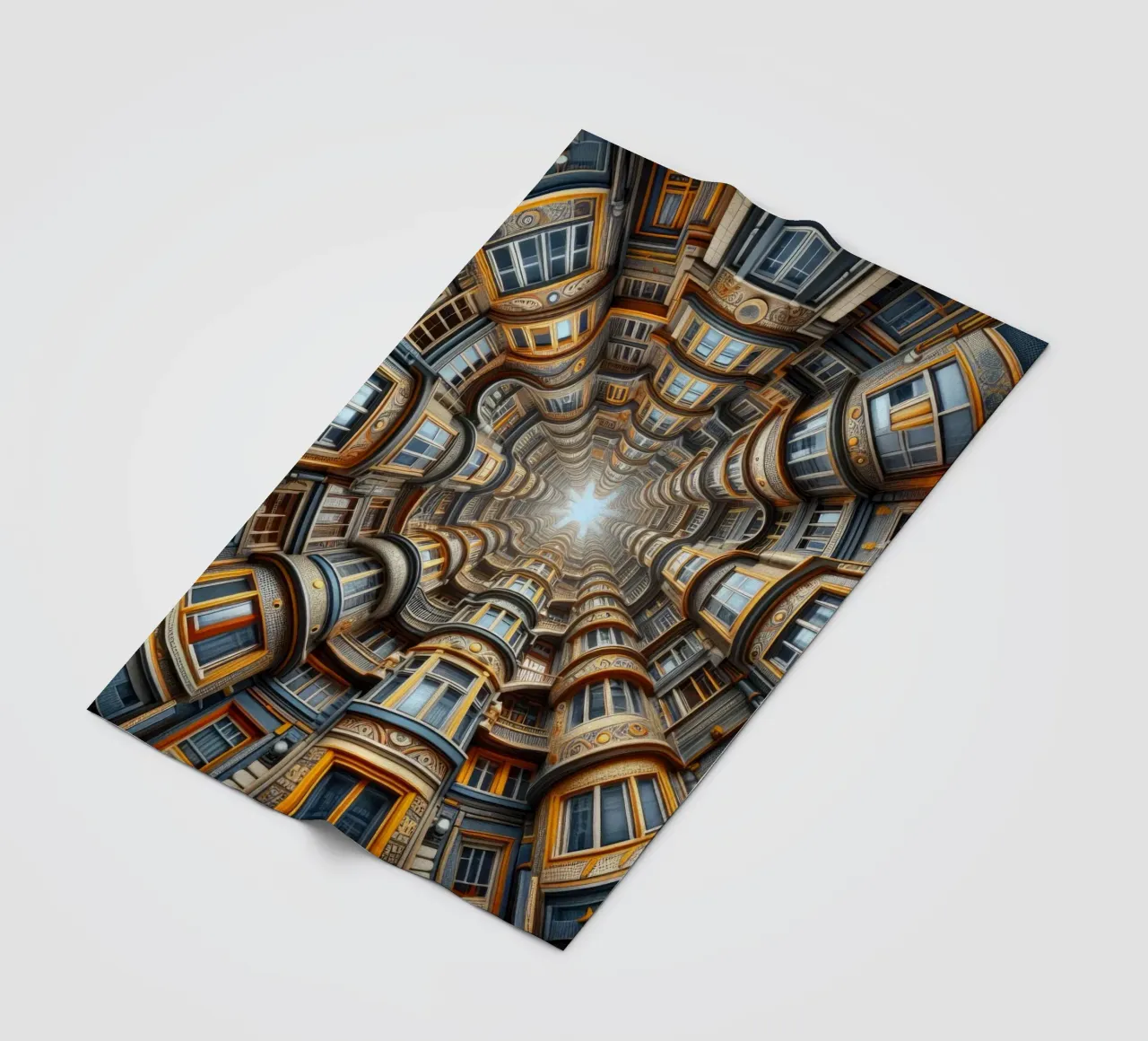 Sphere 022 - Symmetrical Architectural Tunnel coperta in pile da Spheres