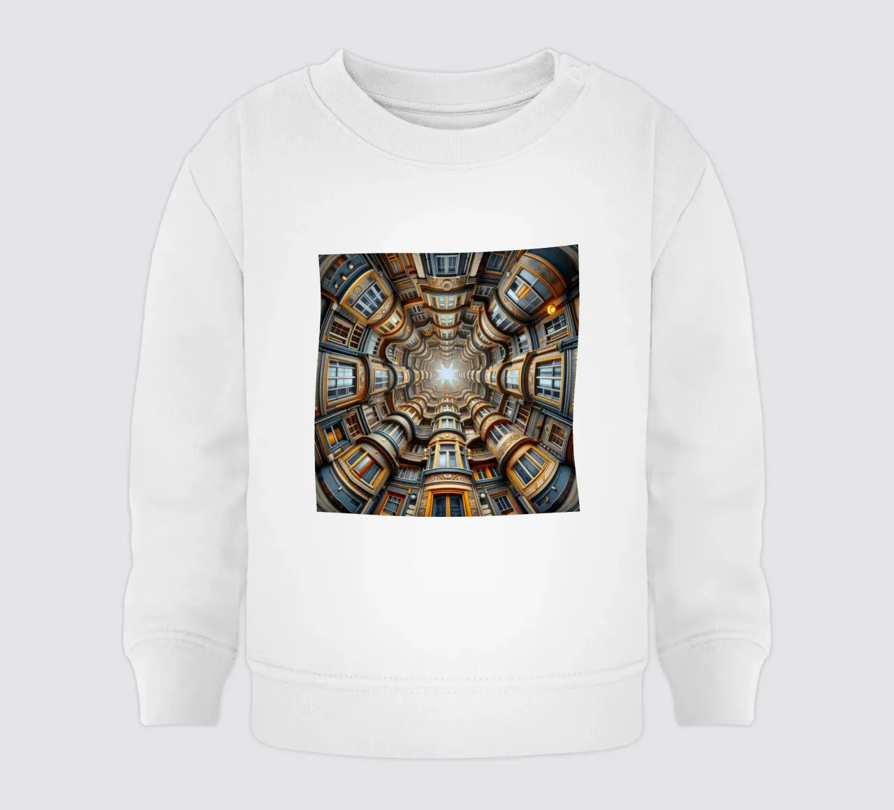 Sphere 022 - Symmetrical Architectural Tunnel felpa neonato da Spheres