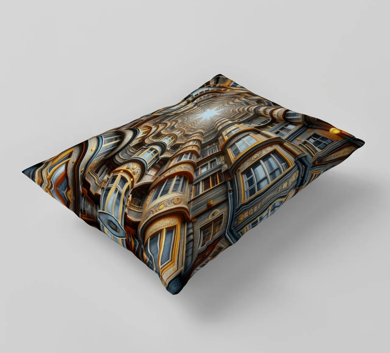 Sphere 022 - Symmetrical Architectural Tunnel cuscino da Spheres