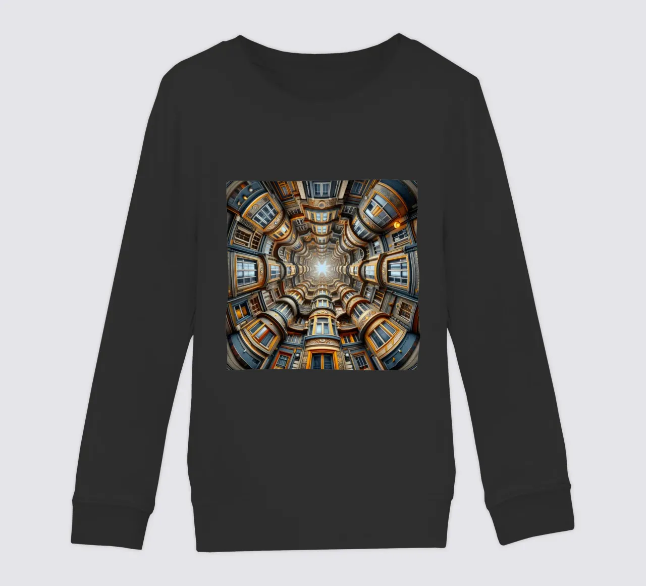 Sphere 022 - Symmetrical Architectural Tunnel felpa bambino da Spheres