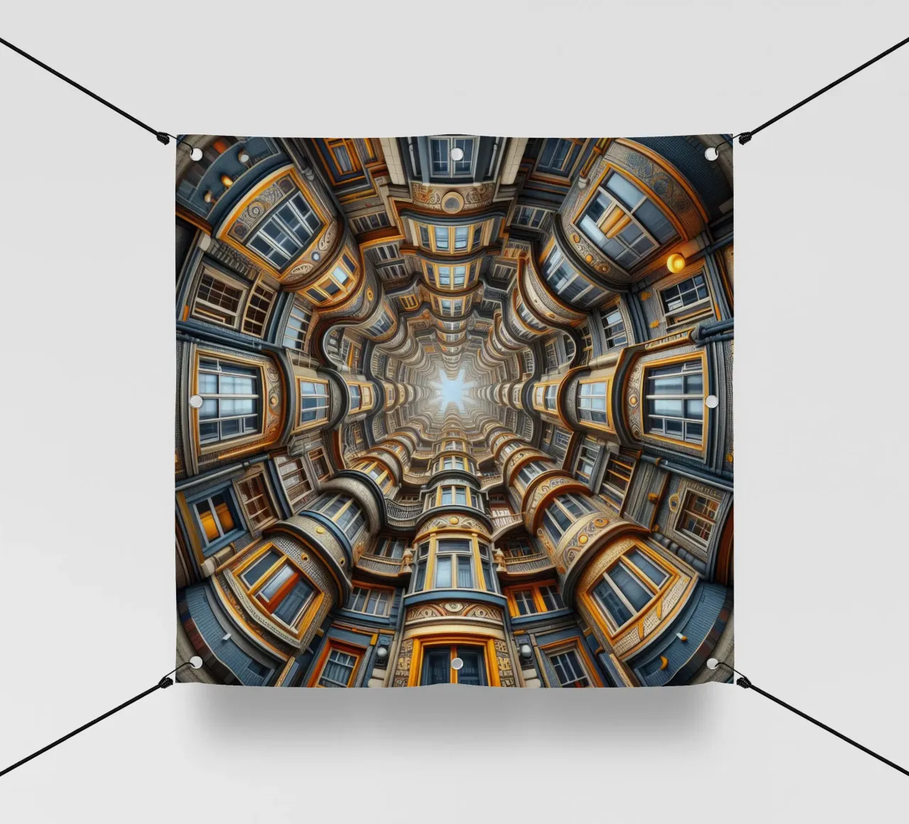 Sphere 022 - Symmetrical Architectural Tunnel telo in pvc da Spheres