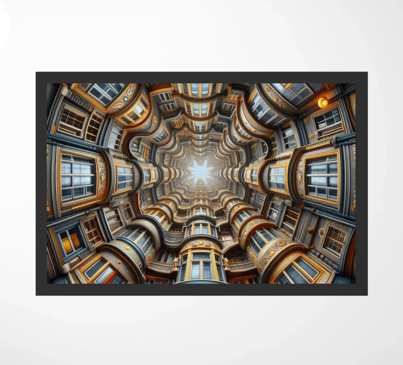Sphere 022 - Symmetrical Architectural Tunnel paillasson de Spheres