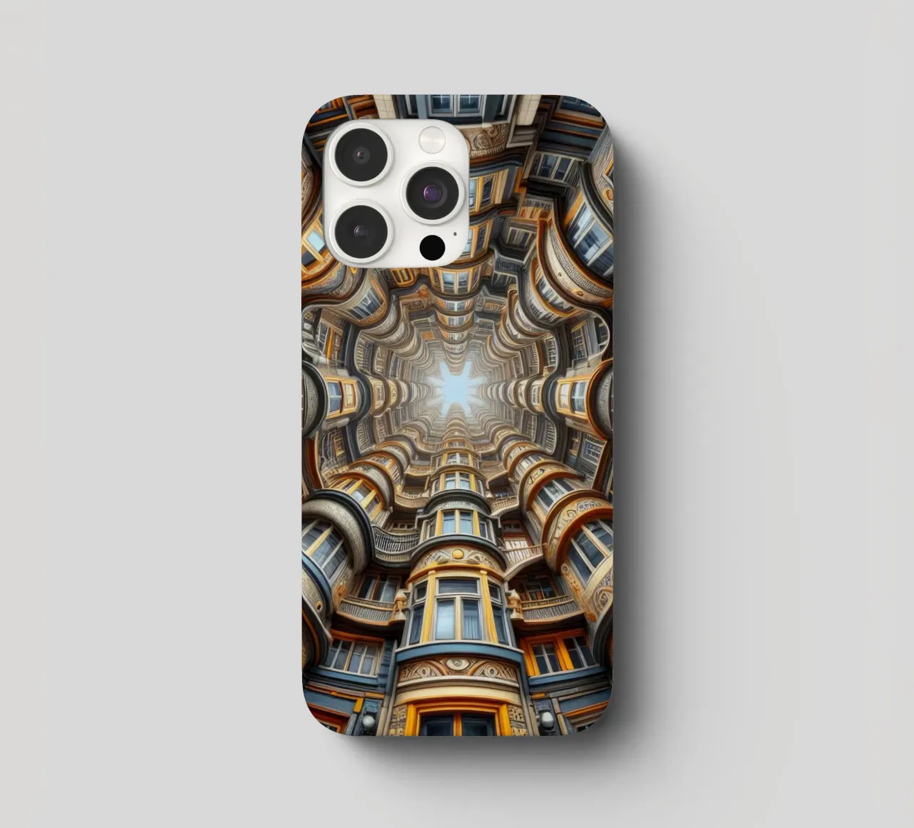 Sphere 022 - Symmetrical Architectural Tunnel cover iphone da Spheres