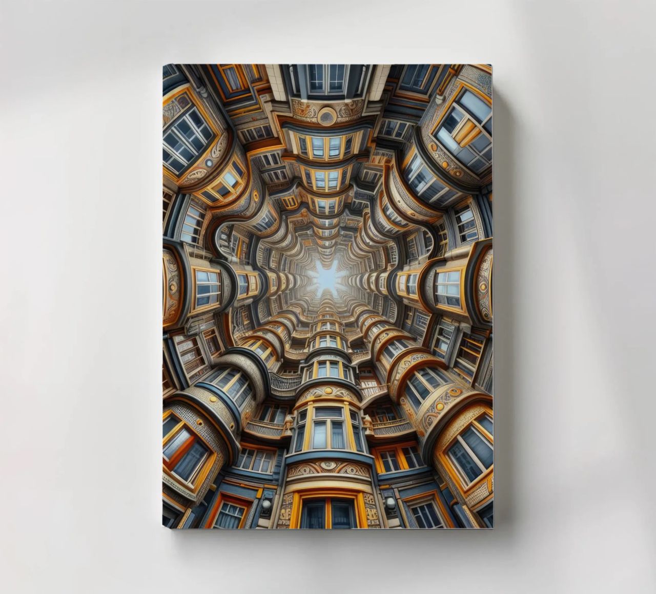 Sphere 022 - Symmetrical Architectural Tunnel notebook by Spheres
