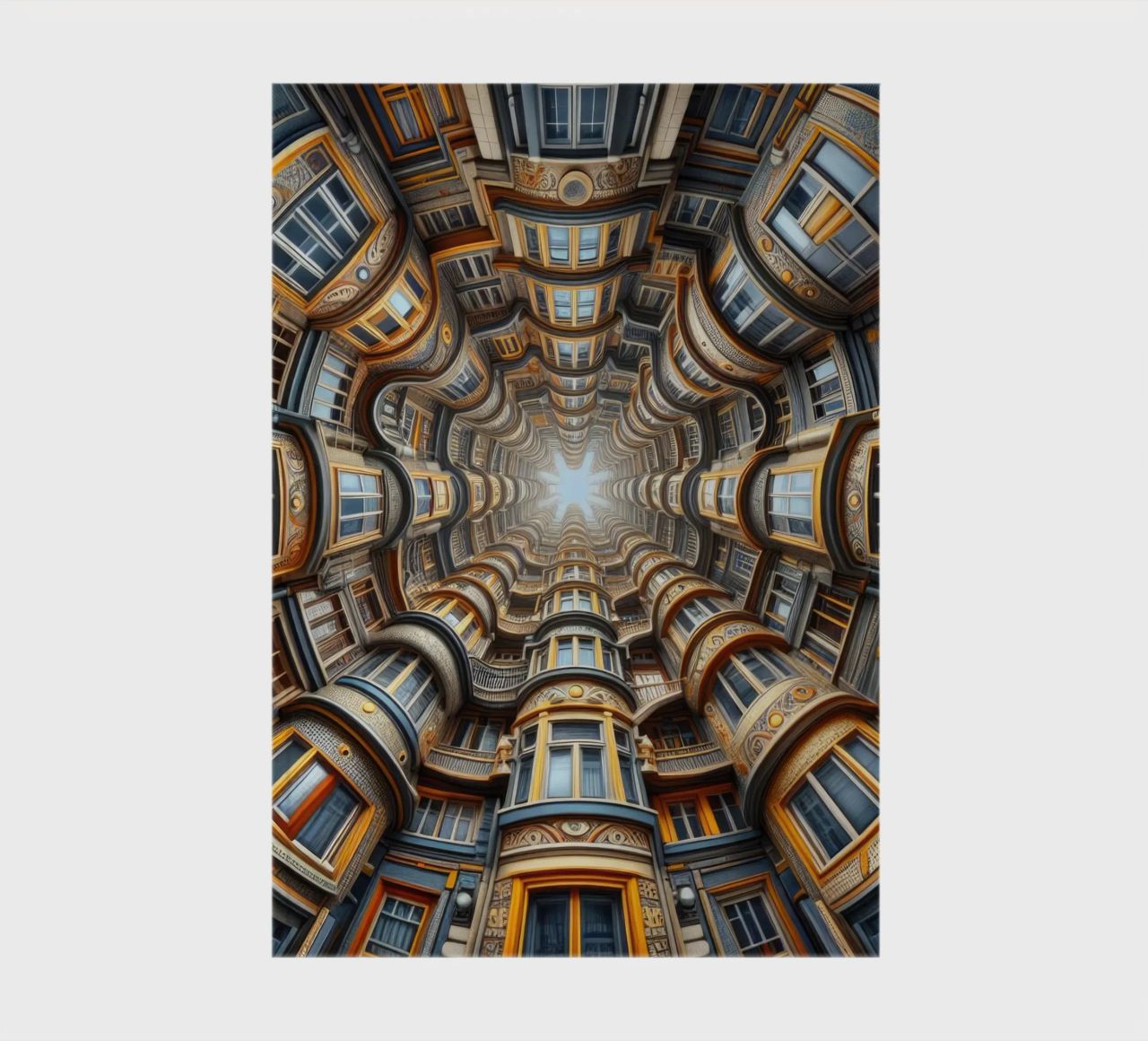 Sphere 022 - Symmetrical Architectural Tunnel notebook by Spheres
