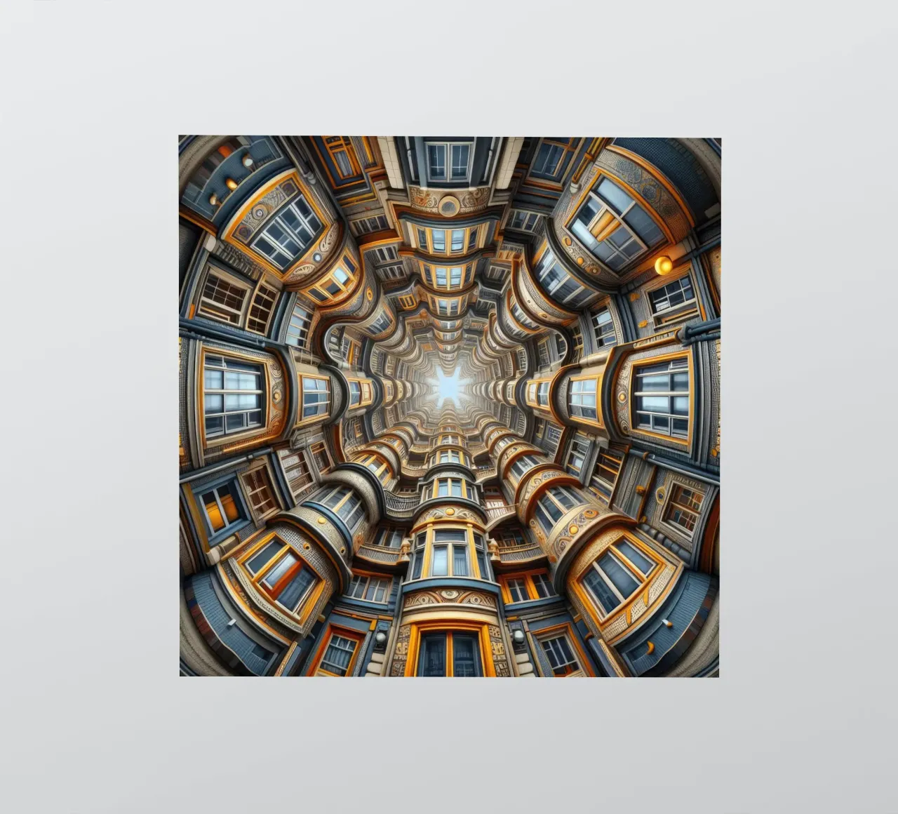 Sphere 022 - Symmetrical Architectural Tunnel adesivo da Spheres
