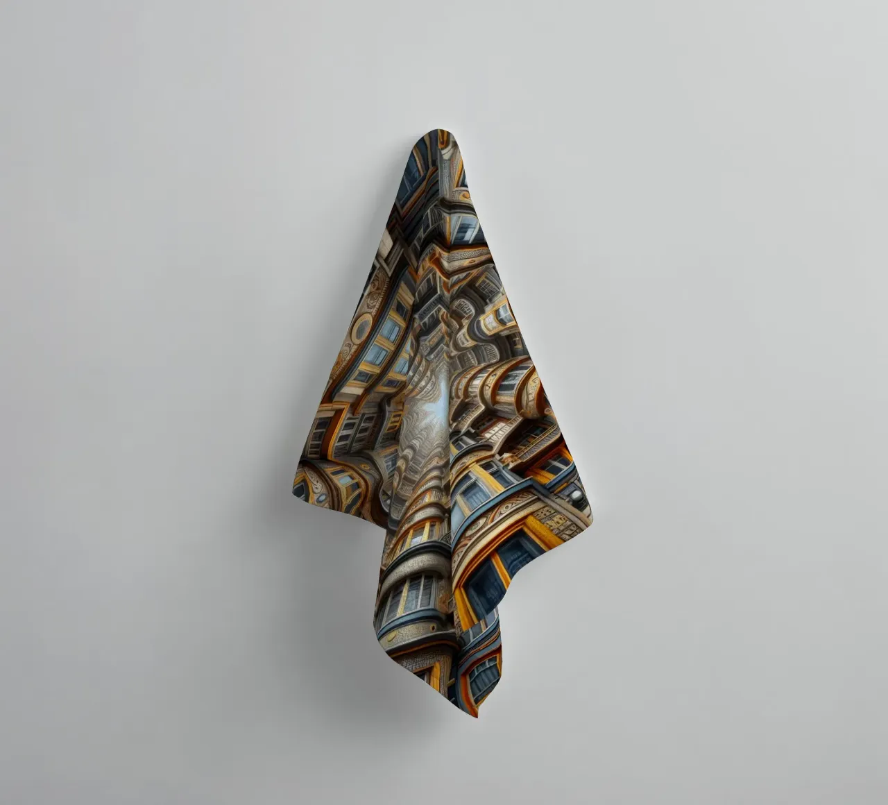 Sphere 022 - Symmetrical Architectural Tunnel asciugamano da bagno da Spheres