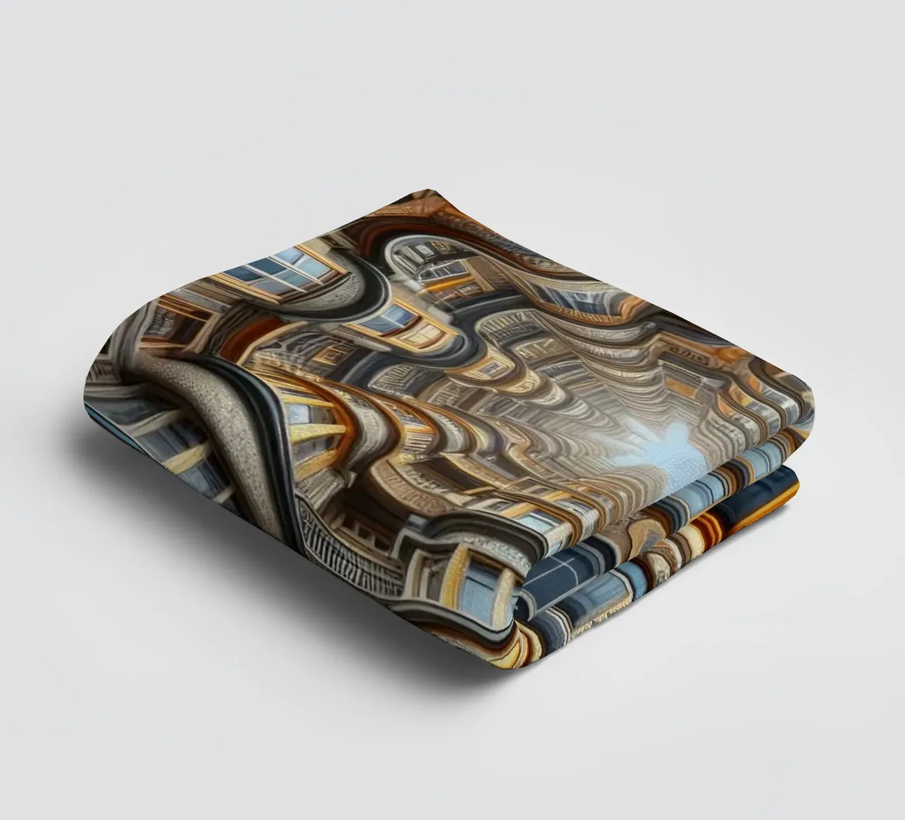 Sphere 022 - Symmetrical Architectural Tunnel asciugamano da bagno da Spheres