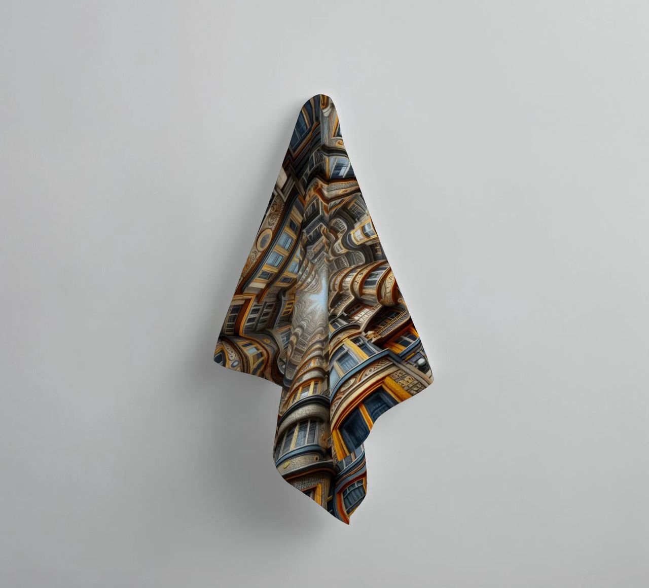 Sphere 022 - Symmetrical Architectural Tunnel towel by Spheres