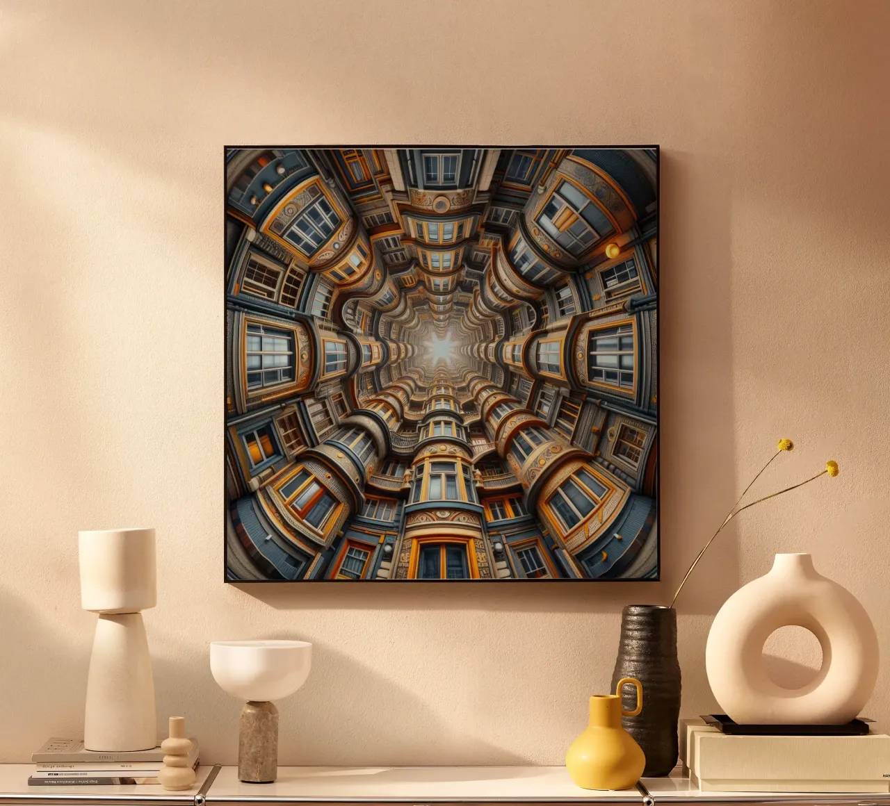 Sphere 022 - Symmetrical Architectural Tunnel alluminio dibond da Spheres