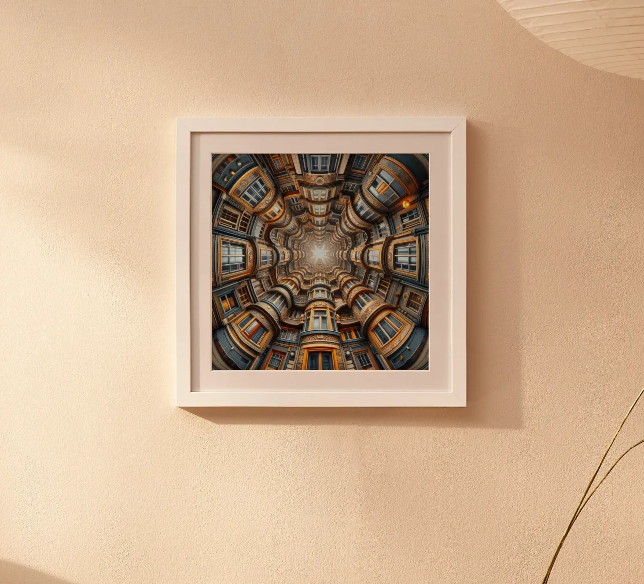 Sphere 022 - Symmetrical Architectural Tunnel carta hahnemühle da Spheres