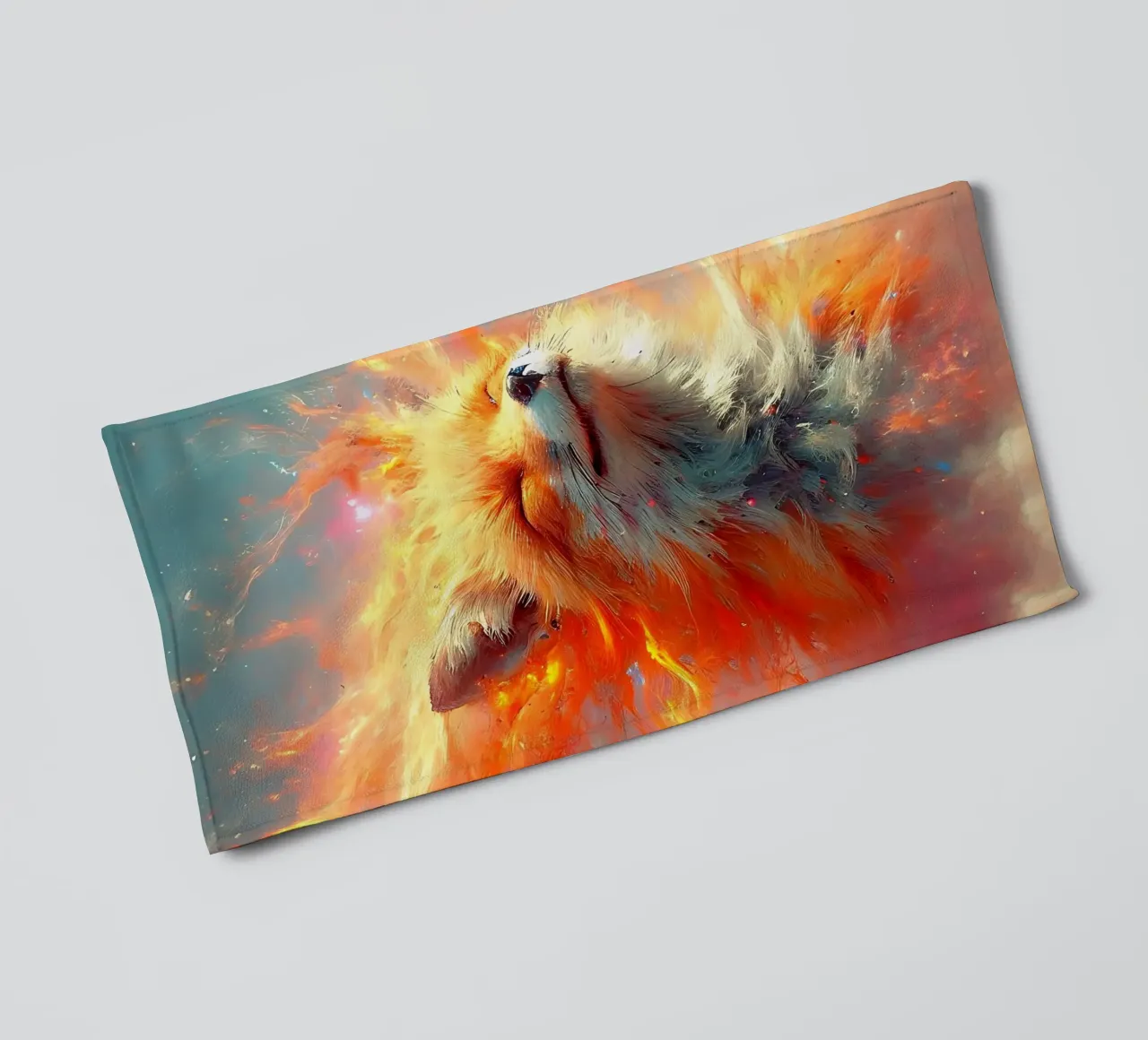 Firefox asciugamano da bagno da hunde-katzen-tiere