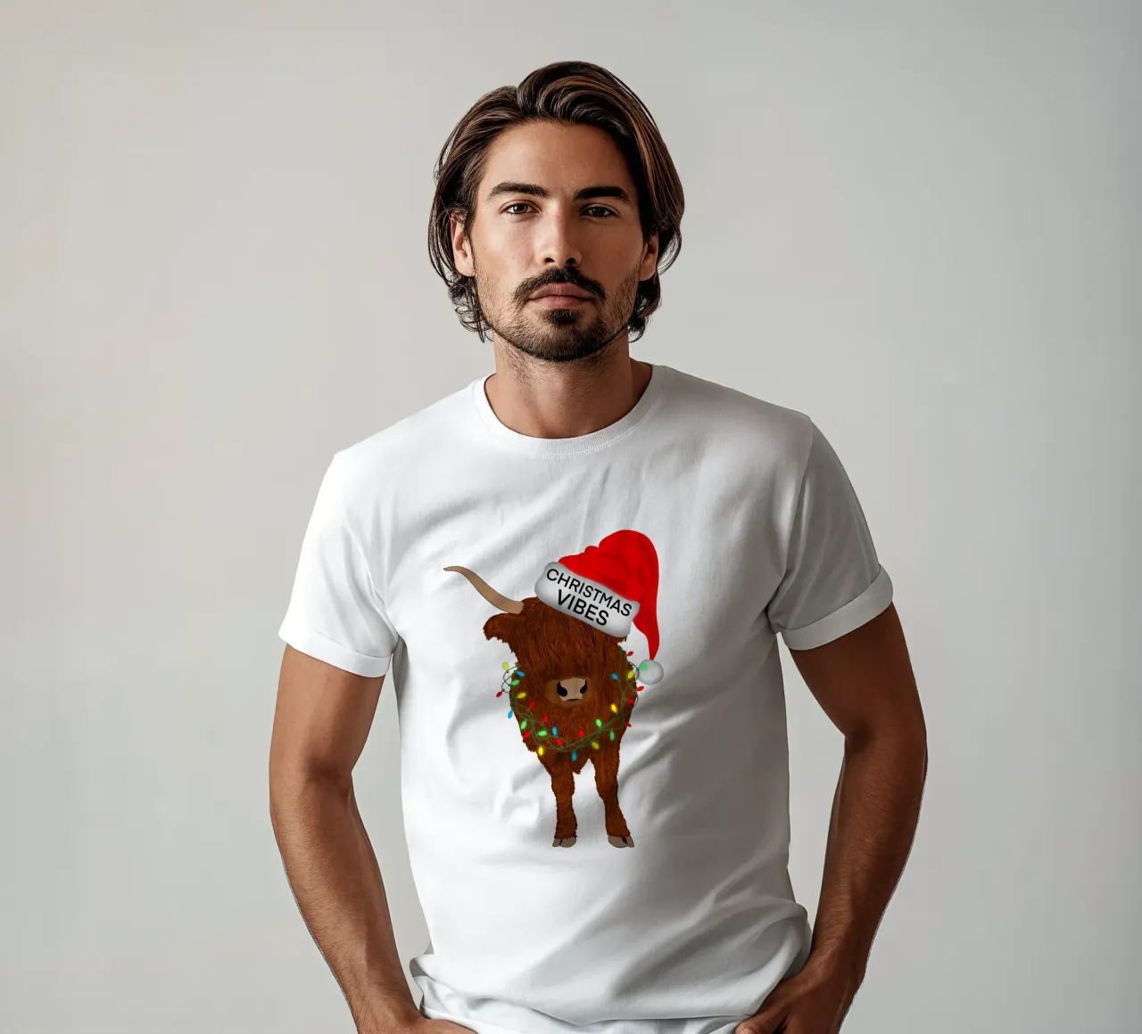 MUCCA HIGHLAND DI NATALE t-shirt da ARTOMATIC