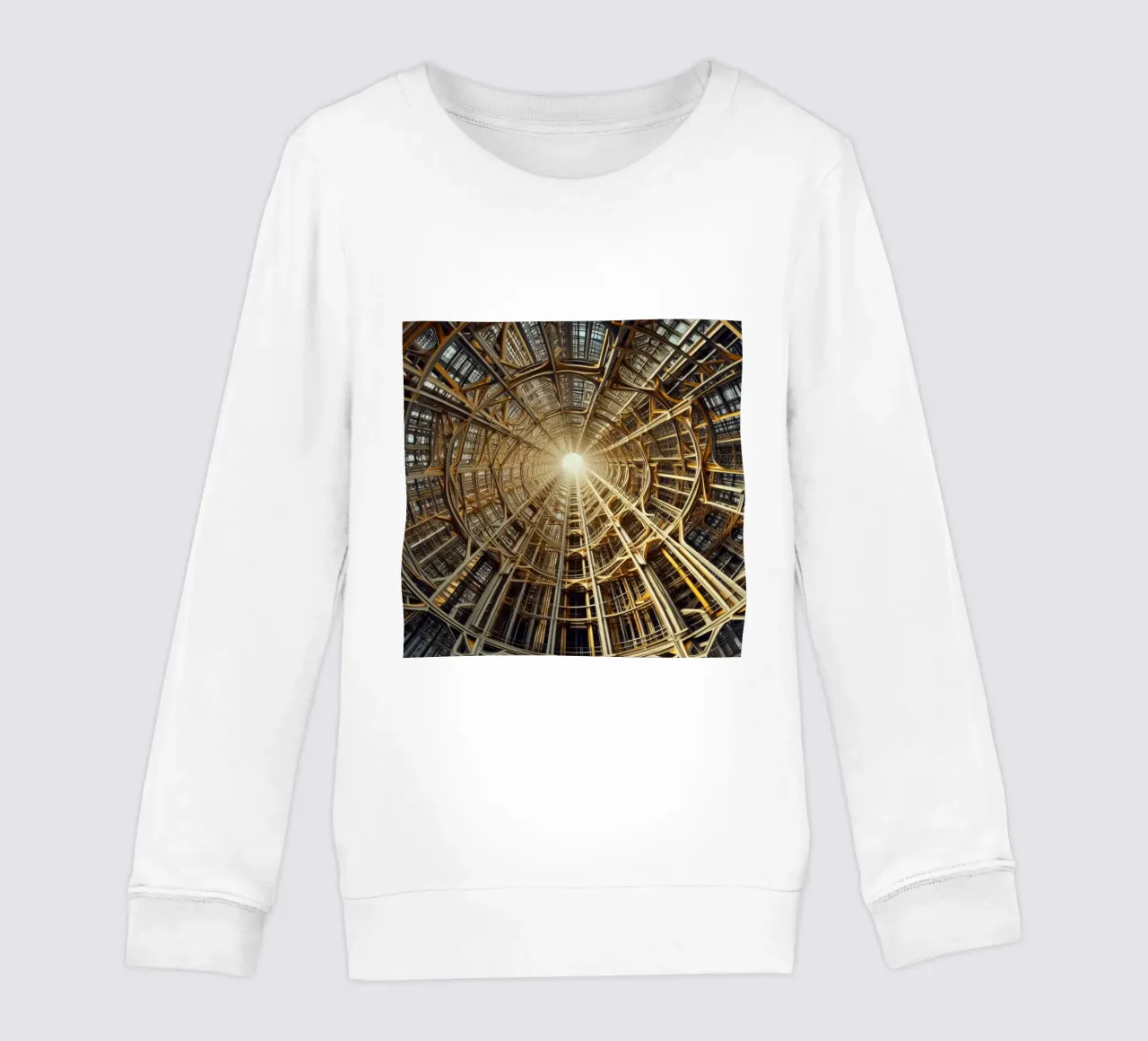 Sphere 026 - Golden Symmetrical Architectural Dome felpa bambino da Spheres