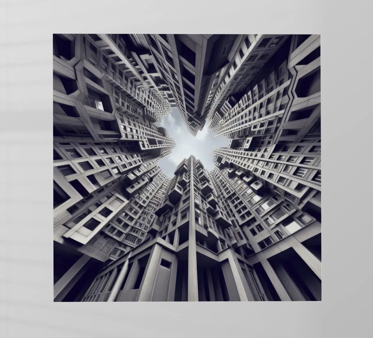 Sphere 036 - Surreal Urban Skyline pellicola backlit da Spheres