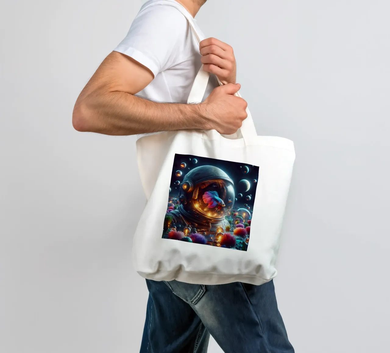 Betta Astronaut borsa in juta da nomad