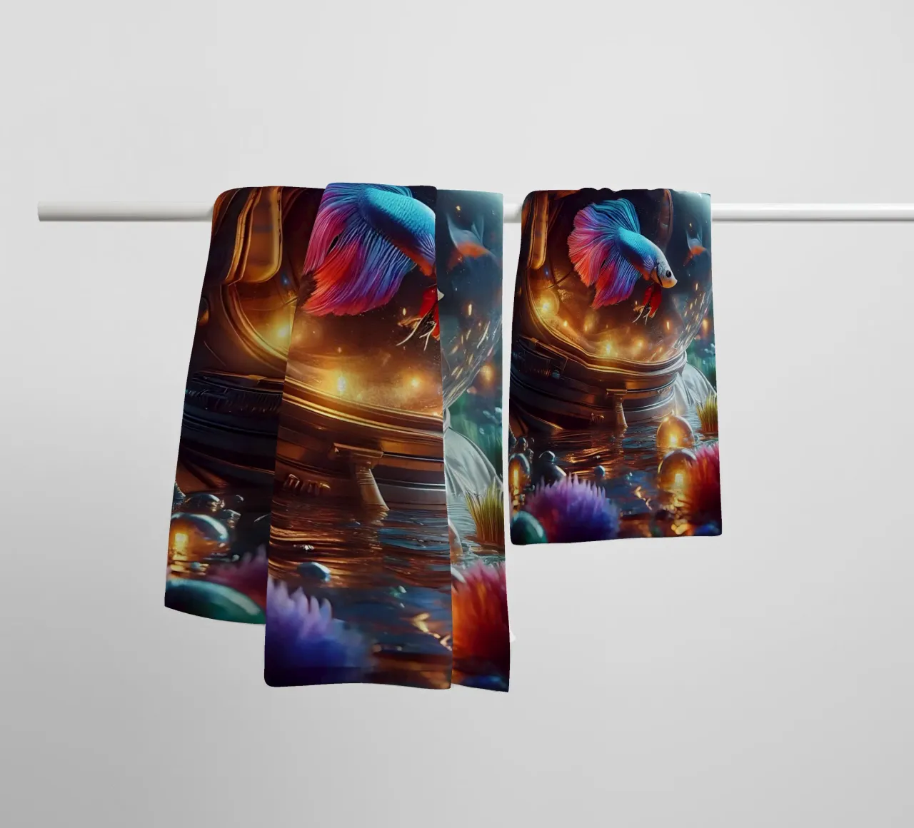 Betta Astronaut asciugamano da bagno da nomad