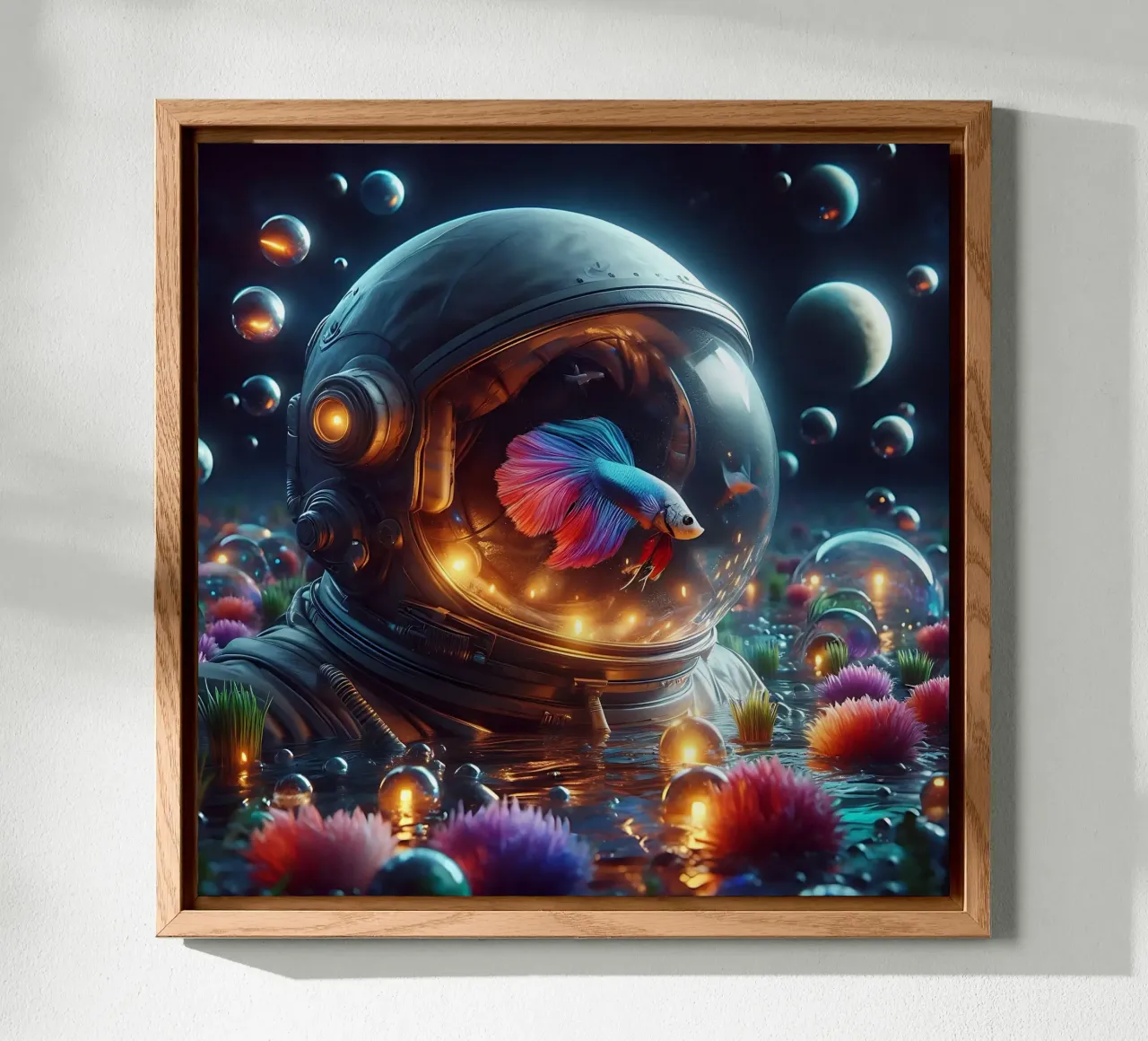 Betta Astronaut alluminio dibond da nomad