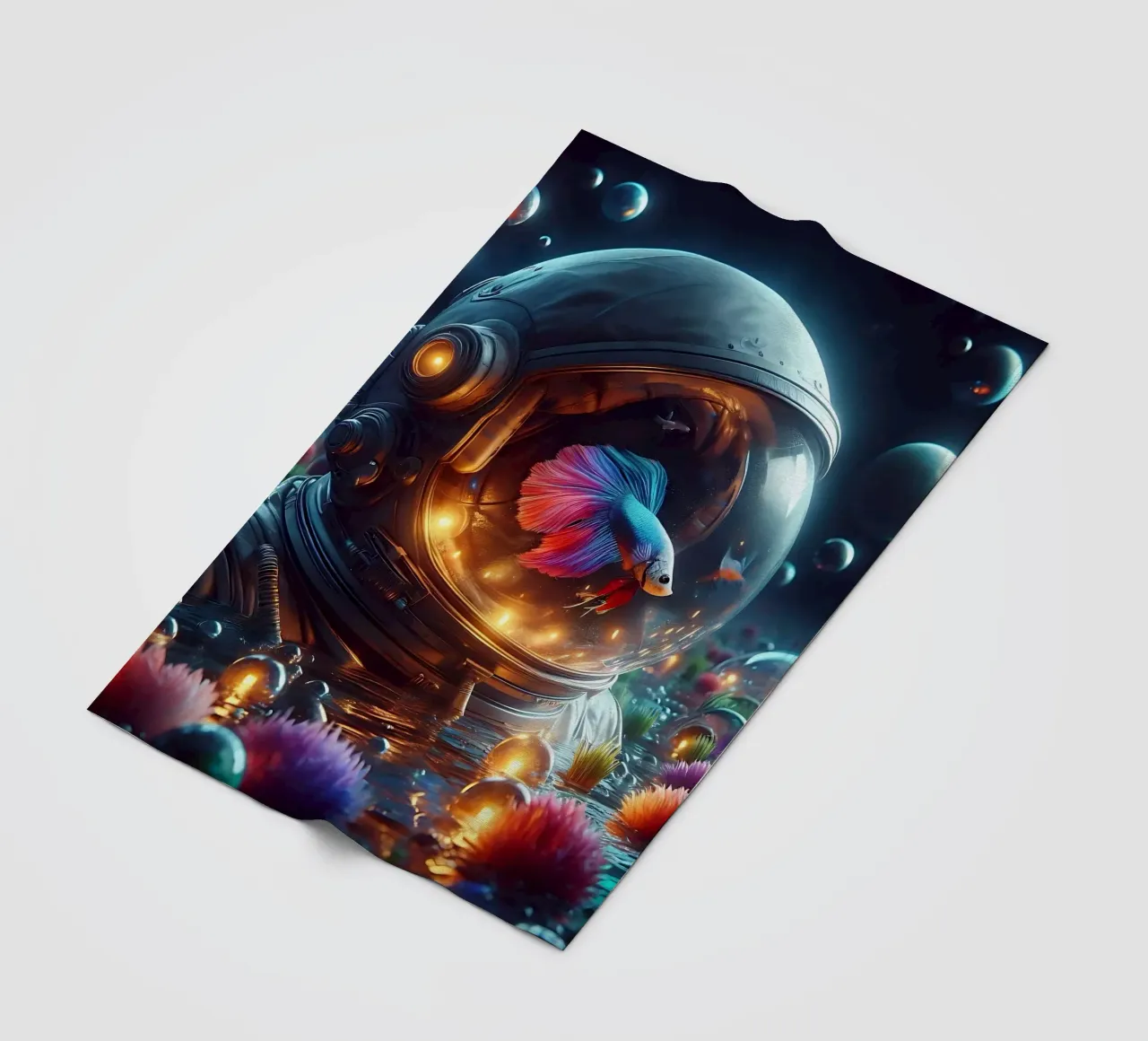 Betta Astronaut coperta in pile da nomad