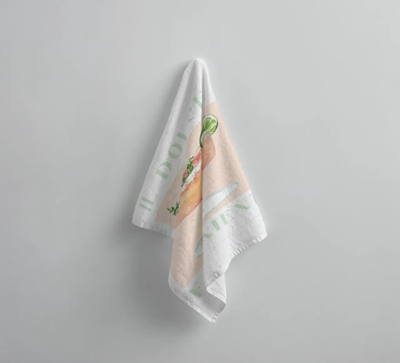 Cocktail Print Il dolce far niente asciugamano da bagno da Bella Studio