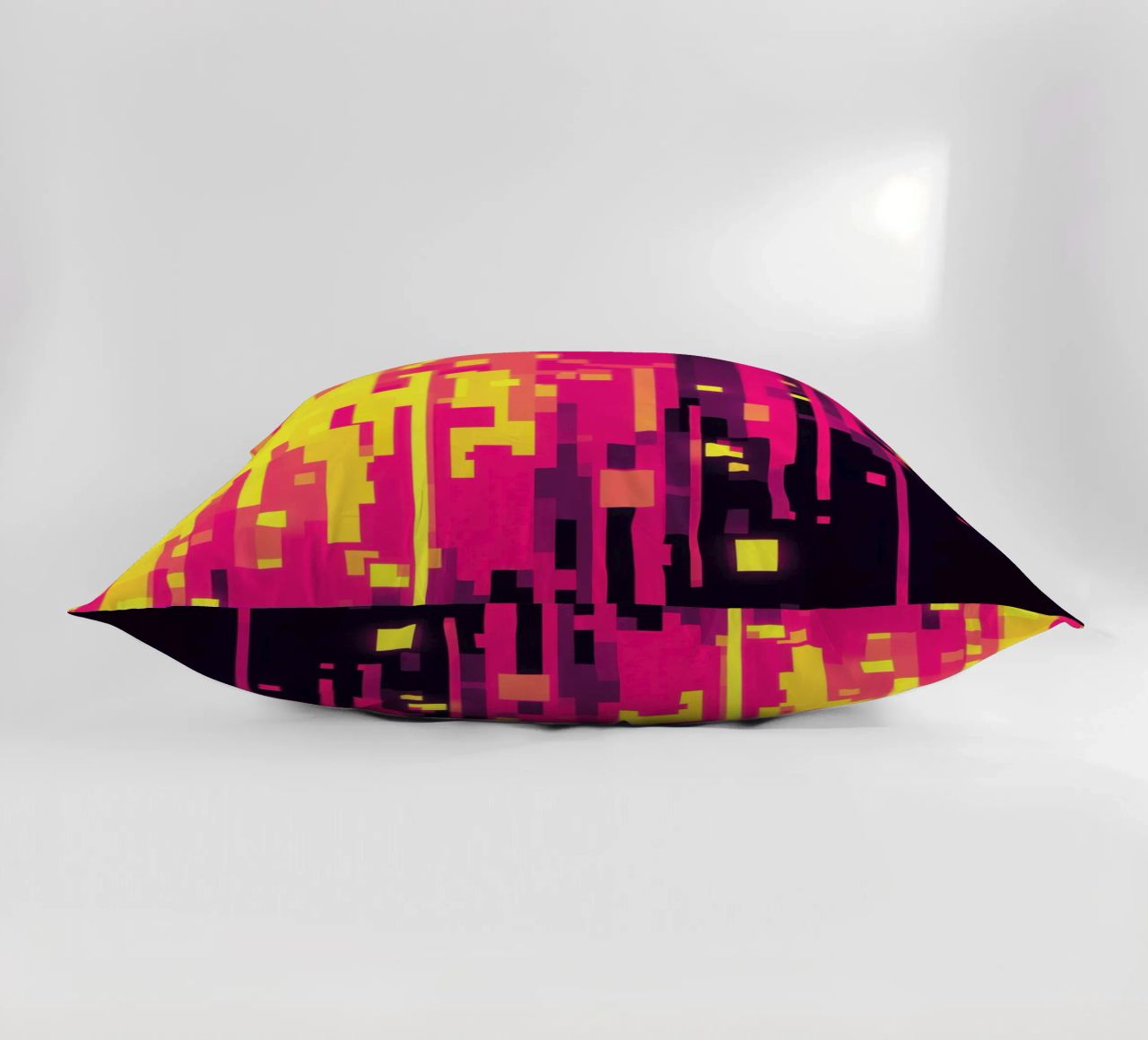 8-Bit Digital Neon Fallout Pattern cuscino da Autofocus