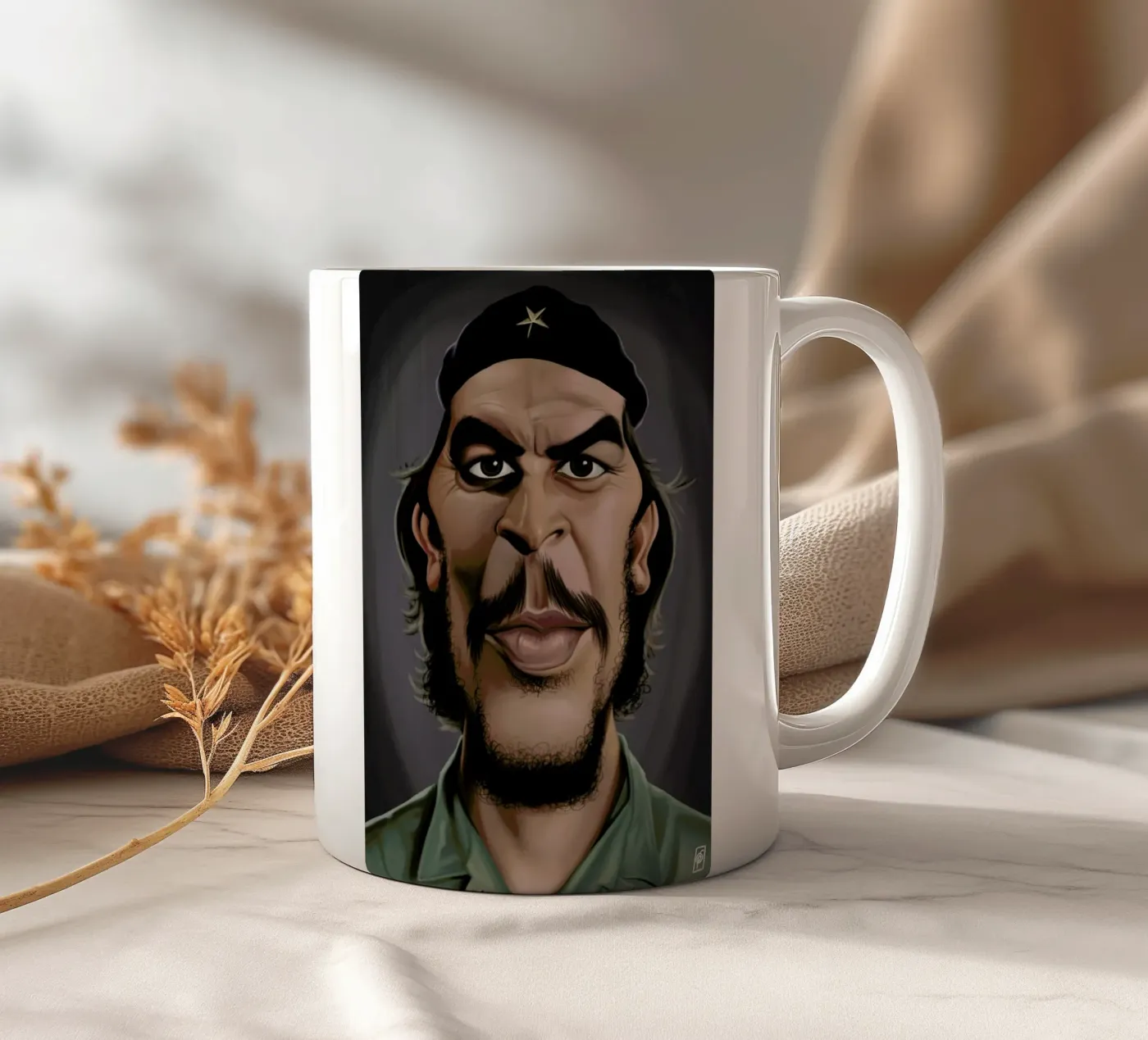 Che Guevara ceramic mug by Rob Art | Illustration