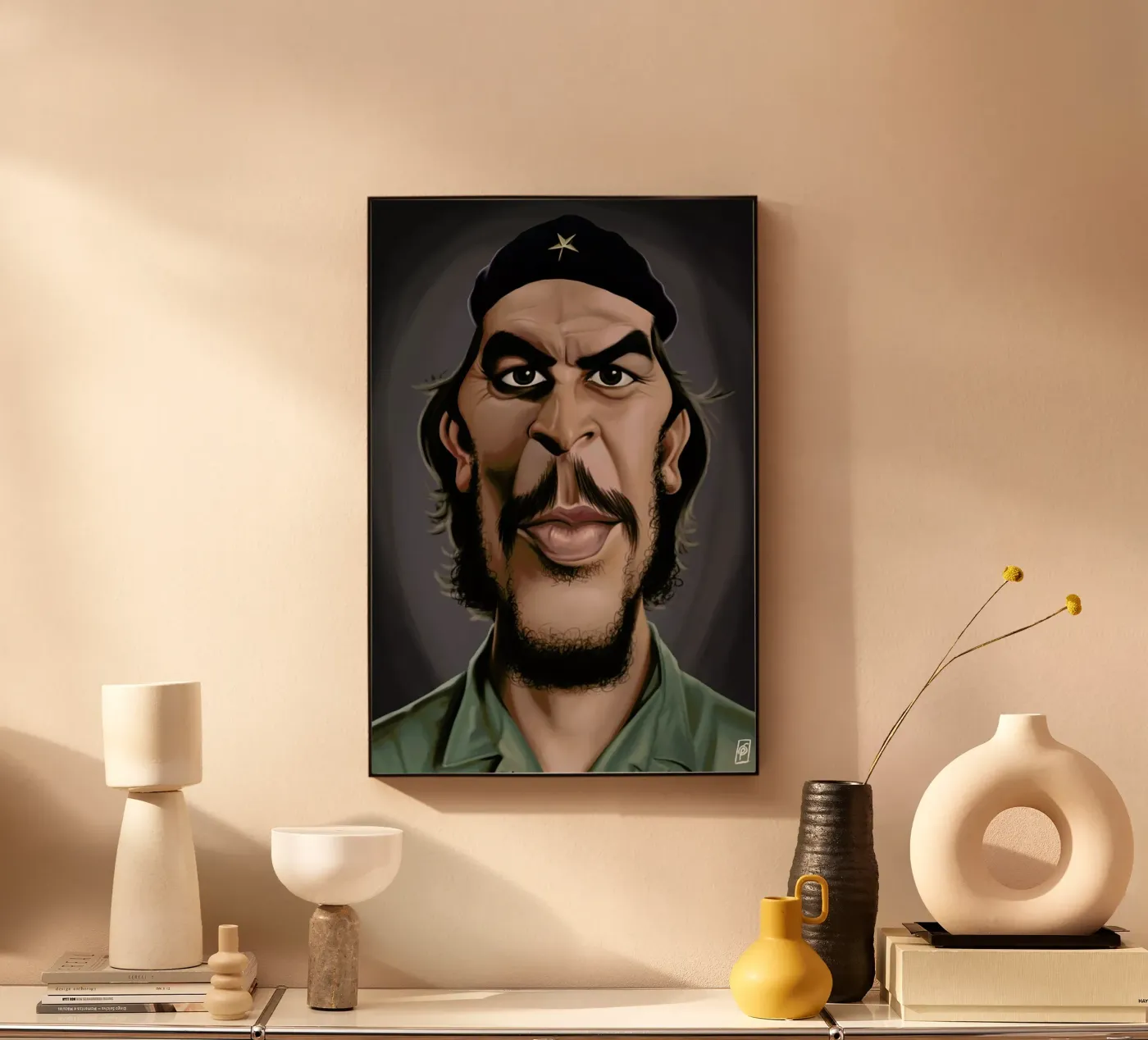 Che Guevara acryl van Rob Art | Illustration