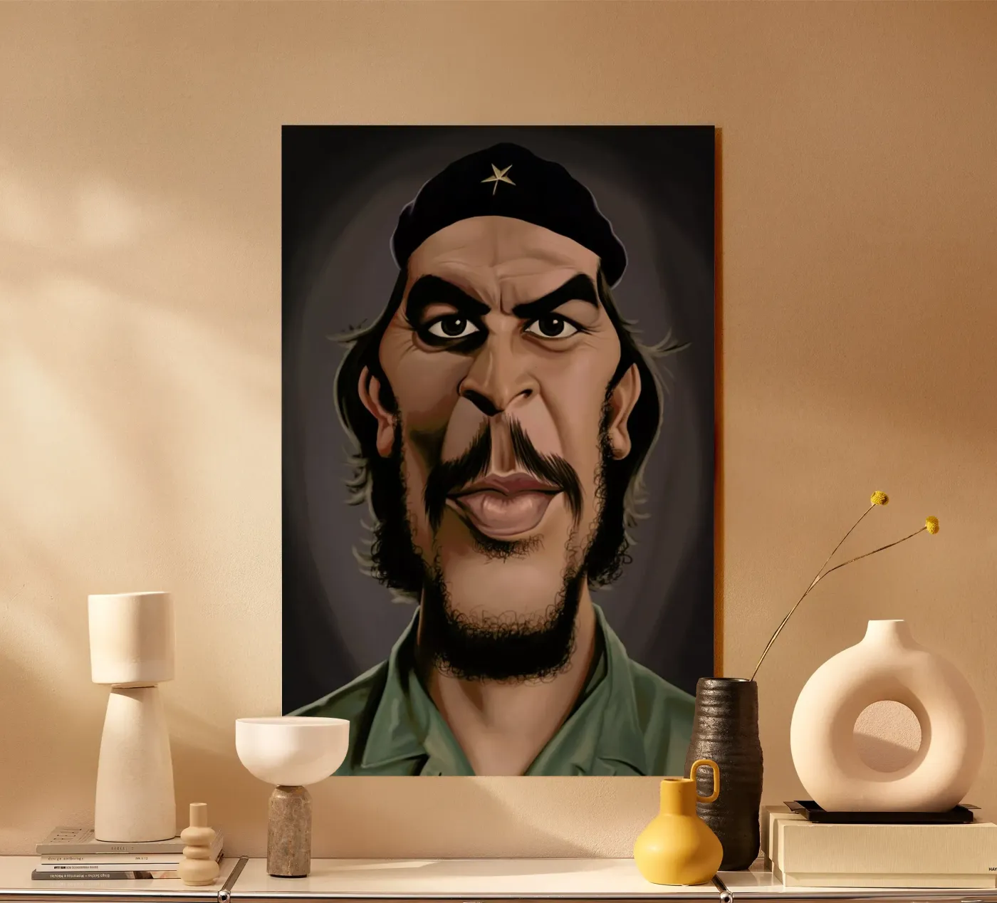 Che Guevara acryl van Rob Art | Illustration