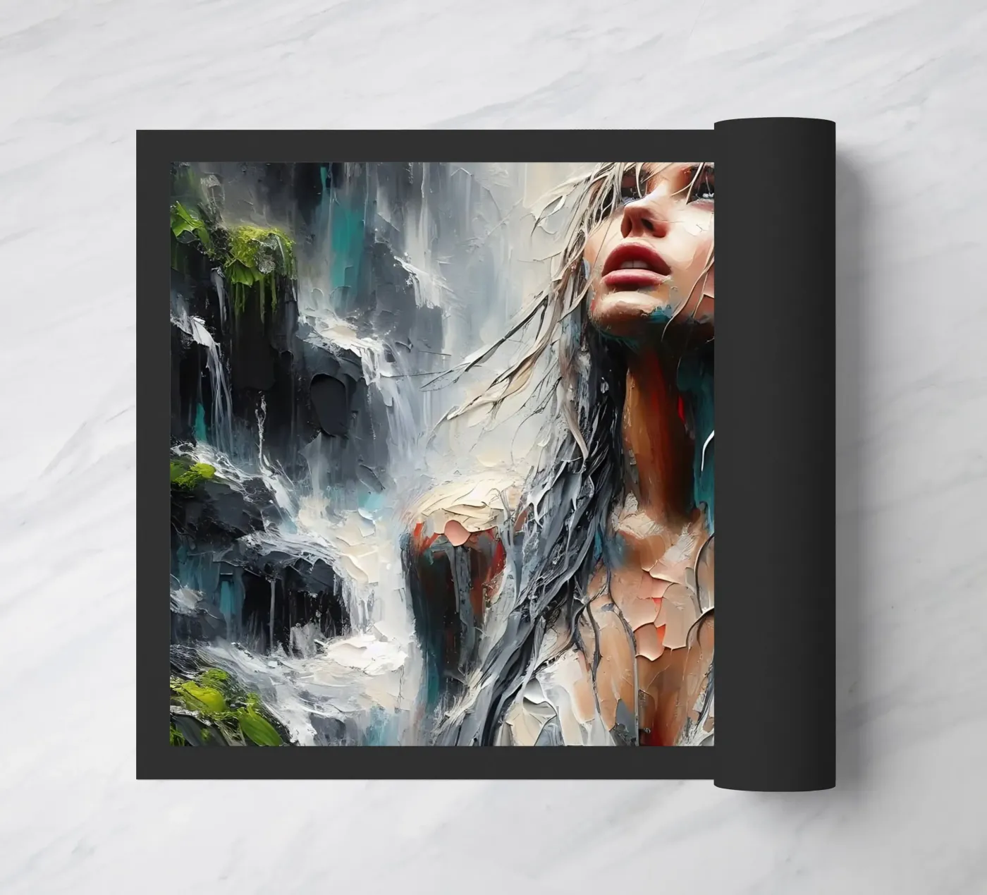 Donna con cascata zerbino da nomad
