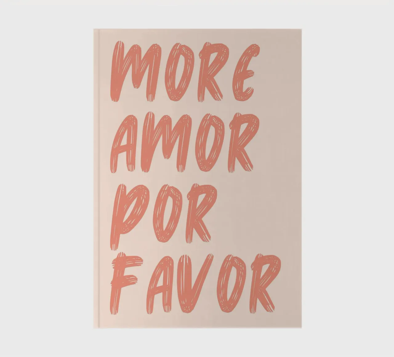 More love please notebook by Bella Studio