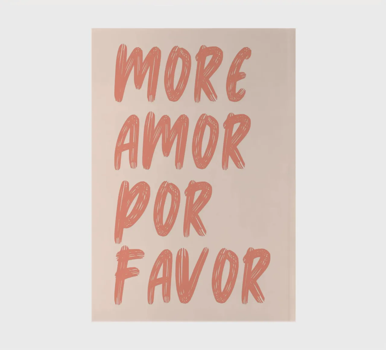 More love please notebook by Bella Studio