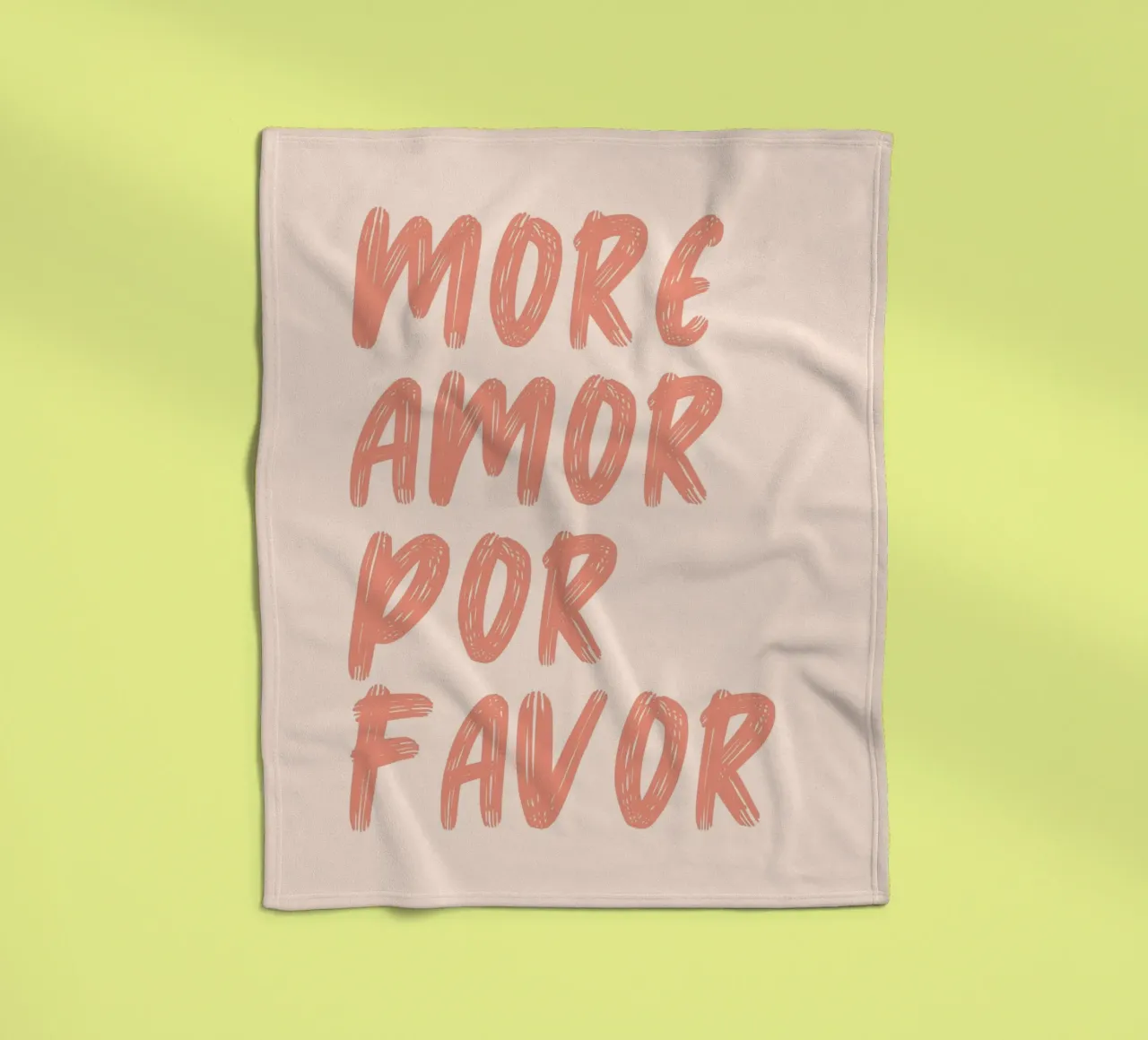 Più amore per favore coperta in pile da Bella Studio
