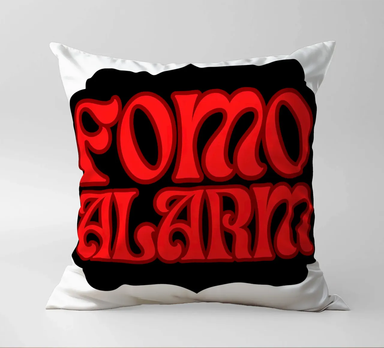 FOMO ALARM #1 cuscino da Crypto_Jungle
