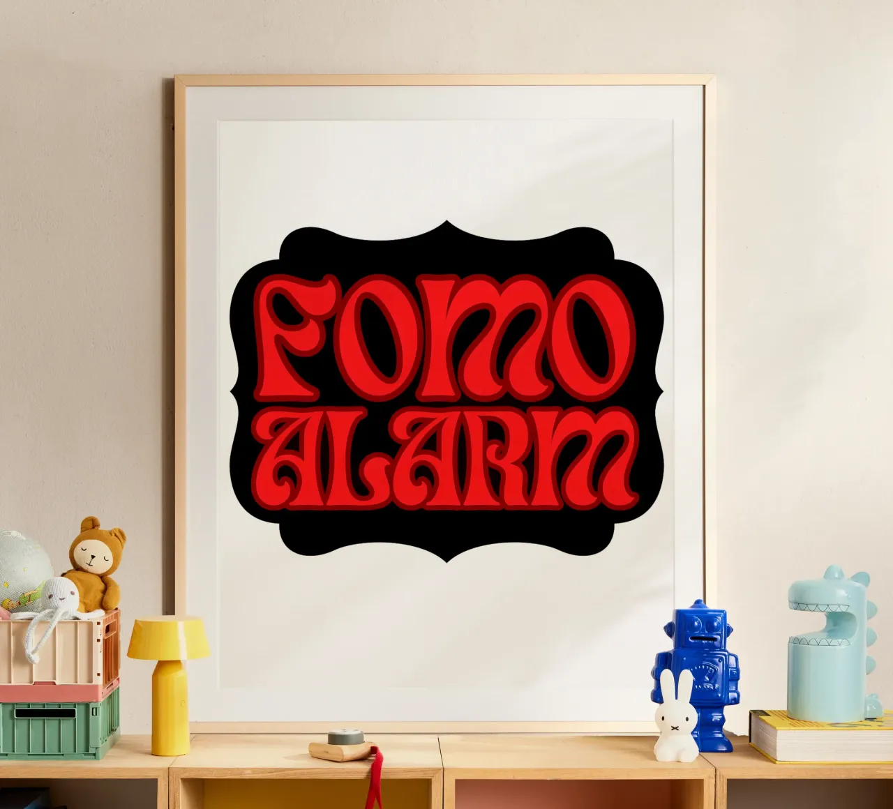 FOMO ALARM #1 carta hahnemühle da Crypto_Jungle