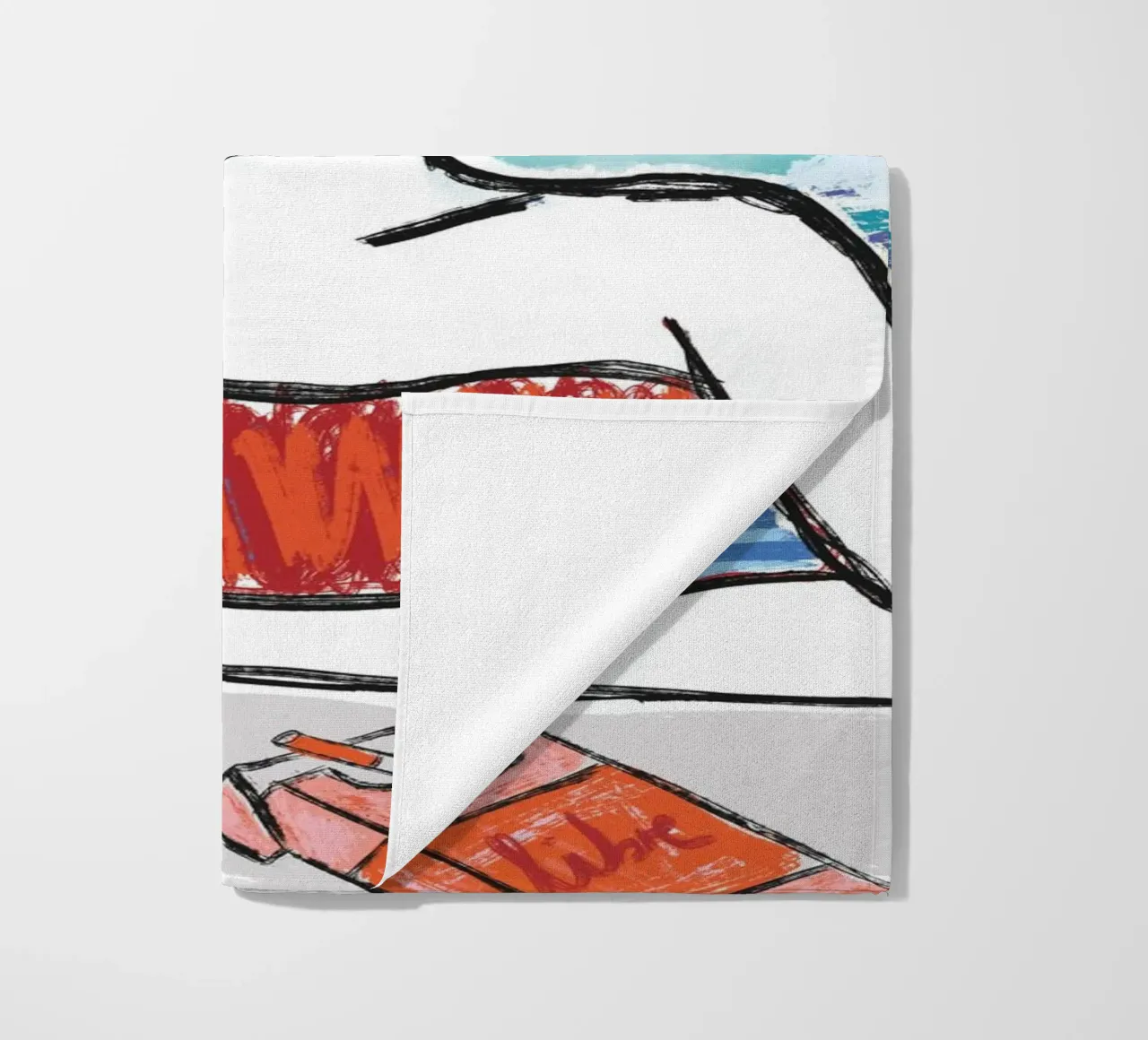 Aperol Frau Am Meer telo mare da ni-ja artboutique