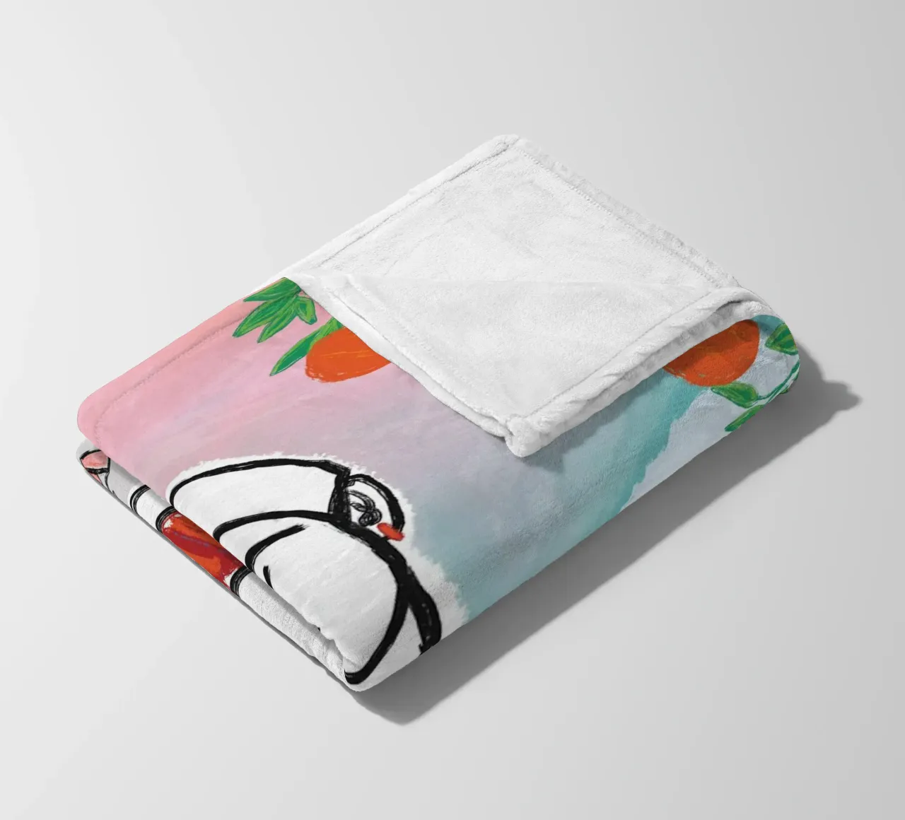 Aperol Frau Am Meer coperta in pile da ni-ja artboutique