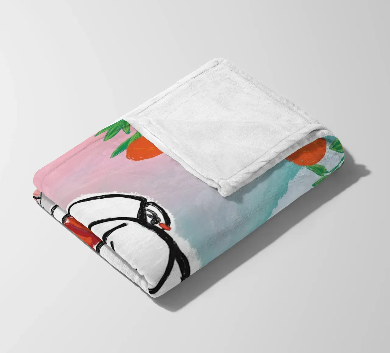 Aperol Frau Am Meer coperta in pile da ni-ja artboutique